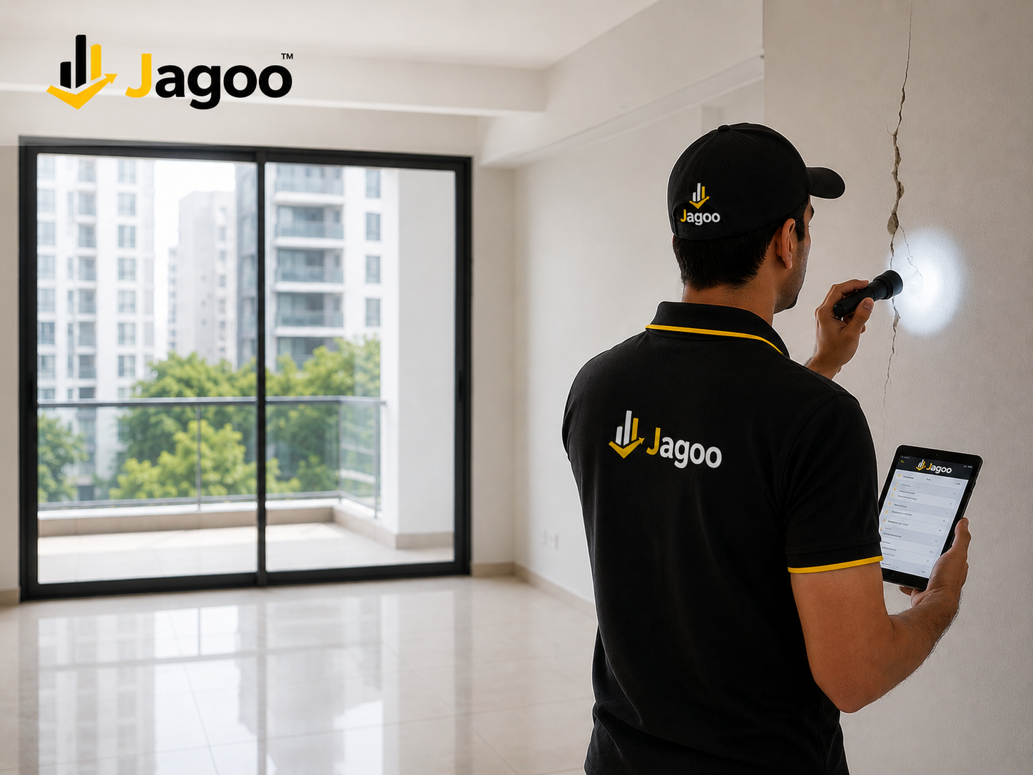 Modern apartment inspection
